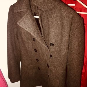 Women Wool Jason Kole Coat Size 8p